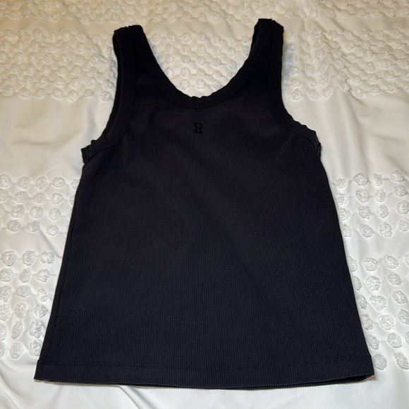 Cara Loren Active Ribbed Tank Top Black Small - Picture 6 of 8